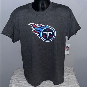 Tennessee Titans NFL Football Wordmark Short Sleeve Tee Shirt Mens Large